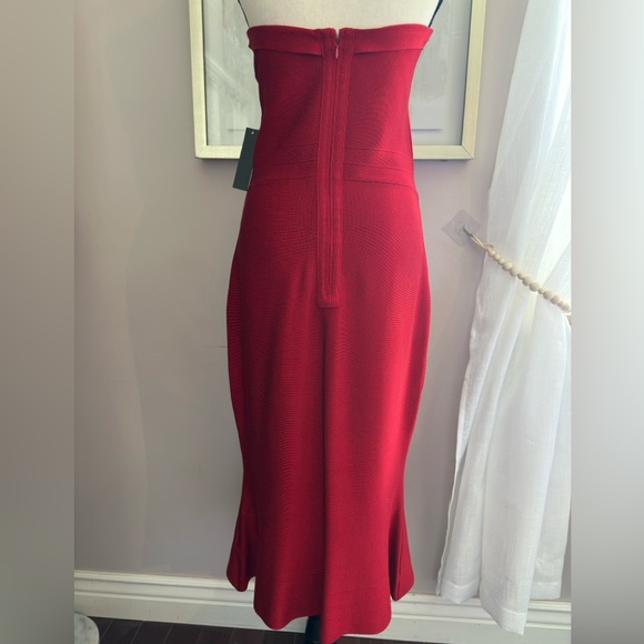 💋 NWT Venus Jessica Rabbit “hold you in” tech bodycon strapless dress Xl RARE - Picture 5 of 16